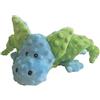 GLORIA LO MEJOR PARA TU MEJOR AMIGO Gloria Stuffed Dog Taglia 24 cm - Peluche Mini Smaug - cane giocattolo - peluche con il suono - texture morbida - Altamente resistente - verde/blu