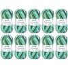 120 Gründl Colore Lana per infeltrire, (Certificato Oeko-Tex ®, 100% Lana Vergine per infeltrire, 50 g / 50 m, Dimensione dell'ago: 8-9, 10 gomitoli á 50 g), Verde-Nero-mulito