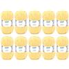 120 Gründl Lisa Premium Uni Knitting & Crochet Yarn (filato per maglieria di facile manutenzione in 100% poliacrilico, 50 g/ 133 m, dimensione dell'ago: 3.5-4.5, 10 gomitoli á 50 g), Giallo pastello