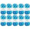 120 Gründl Colore Lana per infeltrire, (Certificato Oeko-Tex ®, 100% Lana Vergine per infeltrire, 50 g / 50 m, Dimensione dell'ago: 8-9, 10 gomitoli á 50 g), Aqua Multicolor