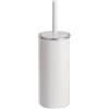 WENKO Portascopino WC Inca bianco, ABS, 10.5 x 34 x 10.5 cm, Bianco