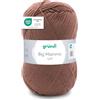 Gründl Big Mamma Uni (Lana per Maglieria, Set per Uncinetto, Filato per Maglieria e Uncinetto Effetto Lana, 100% poliacrilico, 400 g / 1040 m, Spessore del Ferro: 3,5-4,5, 1 x 400 g), Cappucino