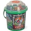 Wild Republic Adventure Bucket Animale, Secchielli con Set per Giocare Animale, Animali di Plastica, Regali per Bambini, Perfetti per Il Gioco Interattivo