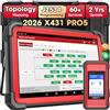 LAUNCH X431 Pro5 Scanner Bidirezionale,Strumento di Programmazione J2534 Nessuna Restrizione IP,50+Funzioni di Ripristino,Codifica ECU,Funzioni Guidate,Diagnostica di Tutti i Sistemi