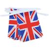 AZ FLAG Ghirlanda 6 Metri 20 Bandiere Regno Unito 21x15cm, Bandiera Britannica - Inglese - Uk 15 x 21 cm - Festone Bandierine