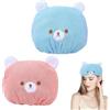 JOCXZI Asciugamani Capelli a Turbante per Donne o Bambini Ragazze, Cappuccio per Capelli Secchi Super Assorbente, Aciugamani in Microfibra, Asciugatura Rapida per Capelli Bagnati(Rosa,Blu)
