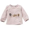 People Wear Organic Maglietta baby in cotone bio Cervi - col. rosa chiaro