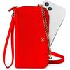 Celly VENERERD, Custodia per telefono cellulare da 16,5 cm (6,5) Custodia a portafoglio, rosso