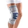 Bauerfeind - GenuTrain S - Supporto per ginocchio incernierato - Stabilità avanzata dell'articolazione del ginocchio - Ginocchio destro - Taglia 6 - Colore Titanio