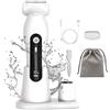 Asimebesty Rasoio Elettrico Donna, Asimebesty Epilatore viso Donna Ricaricabile, 2 in 1 Epilatore Elettrico Donna per Viso, Ascelle, Bikini e Gambe, Rasoio Donna Inguine Indolore con IPX7, Base Della Testa