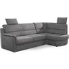 CAVADORE 5919 - Angolo, 250 x 87 x 155 cm, colore: Grigio