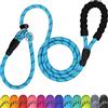TagME Riflessivo Guinzaglio per Cani Taglia Media,Guinzaglio Retriever, Guinzaglio Addestramento per Cani,Ø10mm x 185cm,Blu