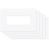 ilSALVAMURO® - 5 SALVAMURO salvaperete ad incastro trasparenti 16x26cm per interruttori RETTANGOLARI a 6,7 MODULI spessore 1mm per placchette sottoplacche copri muro proteggi muro (Conf. 5pz)