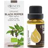 Essences Bulgaria Olio Essenziale di Pepe Nero Biologico 15ml | Piper nigrum | 100% Puro e Naturale | Non Diluito | Grado Terapeutico| Aromaterapia | Cosmetici | Senza crudeltà | Non OGM | Vegano
