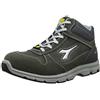Utility Diadora Run Mid S3 Src Esd, Scarpe da Lavoro Bassa Unisex - Adulto, Grigio Castello, 43 EU