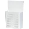 Wenko Cesto sopra anta - Scaffale da cucina da appendere, Polipropilene, 24 x 35.5 x 9 cm, Bianco