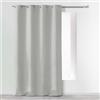 Douceur d'Intérieur douceur d 'intérieur tenda a occhielli 140 x 260 cm microfibra unita, Poliestere, Grigio, 260 x 140 cm