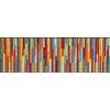 Wash+Dry, Mikado Stripes, Tappeto, Multicolore, 60 x 180 x 0.7 cm