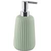 GEDY G-Marika, Dispenser Sapone Verde menta, Dosatore sapone bagno realizzato in Acciaio inox e Cromall®, Garanzia 2 anni, Misure 18X8X8 CM e peso 0,37 kg, Design R&S Gedy, 2 anni di garanzia