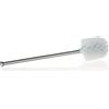 kela Scopino con manico in acciaio inox 35,5 cm PULCRO, scopino per portascopino con diametro di 7,5 cm, acciaio inox 18/10 lucido, bianco