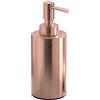 GEDY G-Elettra, Dispenser Sapone Liquido Colore Rame, Dosatore Sapone Realizzato in Acciaio Inox, Misure 19 x 6,3 x 6,3 cm e 0,23 kg, 2 Anni di Garanzia, Design: R&S Gedy