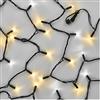 EMOS Connect System, catena di luci di Natale professionale, 10 m, resistente, 100 LED, estensione C (senza cavo di collegamento e adattatore), IP44 per interni ed esterni, effetto luce a 2 colori,