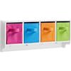 Zeller 13452 Appendiabiti da Parete per Bambini, Legno, Bianco, 61x16x28 cm