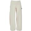 GURU SHOP Pantaloni da yoga in cotone biologico, pantaloni da donna, pantaloni lunghi, abbigliamento alternativo, sabbia, 48