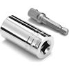 MOHOO Set di chiavi a bussola, 7-19 mm, multifunzione, universale, adattatore per utensili manuali universali, kit di strumenti di riparazione con combinazione autoregolante per l'industria