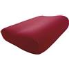 Edda Lux Federa adatta al Tempur Shape QUEEN e Tempur Original QUEEN cuscino cervicale (61 x 31 cm) S, M, L e XL, in morbido jersey di 100% cotone, Carminio