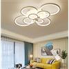 Ganeed Plafoniera LED 100W 8 Anelli Telecomando Dimmerabile