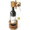 LEDELIRANT ROMPICAPO per BOTTIGLIA con CAVATAPPI. Gioco puzzle in legno massello eco-responsabile di difficoltà 3/6. Marca Le Délirant®,un'idea regalo originale per Natale. Lucchetto accessorio per vino.