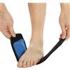 Bodyprox Hot & Cold Terapia Wrap, sollievo gel pacchetto riutilizzabile dolore (piede, braccio, gomito, caviglia) Nero