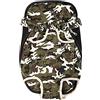 OYUEGE Borsa anteriore per animali domestici, comoda borsa per cani e gatti, regolabile, per passeggiate, escursioni, shopping, bici e moto (M (34 x 23 cm), mimetico)