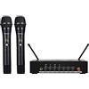 Depusheng DR20 Microfono wireless professionale Doppio microfono portatile Ricevitore wireless UHF Adatto per KTV Famiglia K Canzone Performance sul palco Bluetooth