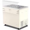 U 5 Vetrina per gelato mantecato a pozzetto - Capacità 6+4 Carapine - cm 107 x 79 x 127.2 h