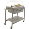 D.L. SERVICE Carrello - Vetrina refrigerata - N.2 ripiani - cm 101.5 x 57 x 119.7 h Grigio