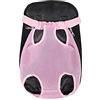 OYUEGE Borsa anteriore per animali domestici, comoda borsa per cani e gatti, regolabile, per passeggiate, escursioni, shopping, bici e moto (M (34 x 23 cm), rosa)