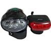 RBR Kit luci LED anteriori e posteriori universali per tutti i tipi di biciclette