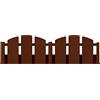 Easyflex 3600BR-15C-6 Adirondack No- Dig Bordura orizzontale, marrone, 4,5 m
