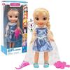 Giochi Preziosi FAIRYTALE PRINCESS, Bambola 35 cm, con vestito da principessa e accessori, modello regina delle nevi, giocattoli per bambini dai 3 anni, FAT011