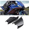 Alette per moto, alette aerodinamiche per spoiler modificato con coda  modificata per moto(Blu)