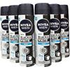 Nivea Deospray Men Invisible Black & White Fresh - Confezione da 6 pezzi - 150 ml