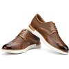 JITAI Scarpe Oxford Uomo Eleganti Scarpe Comode Formali Stringate da Uomo Business Scarpe, marrone-06, 42 EU (9 UK)