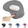 SHESHY Mousepad Poggiapolsi,Tappetino per Mouse,Gaming Mouse Pad con poggiapolsi - Con Comodo Supporto in Gel per Polso - Base in Gomma Antiscivolo，Ergonomico