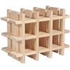 Scaffale Cubo x 3 in legno cm 36x33x107h — CREdilizia