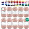 Gründl Filato per maglia/uncinetto Gründl Cotton Quick Uni, 10 gomitoli da 50 g (filato dai vivaci colori 100% cotone, certificato OEKO-TEX®, 50 g / 125 m, ferri: 3-4, 10 x 50 g), beige