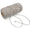 Mopec S101.03.19.1 Cordino 12hilosx100mts.Trecciato cotone marrone/bianco