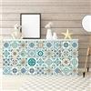 Ambiance Sticker Adesivi Murali per Mobili da Tavola, Adesivi Decorativi per Camere da Letto e Armadi Neo - 60 Piastrelle Adesive 20 x 20 cm