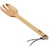 Kuhn Rikon Cucchiaio da Portata in Acero, Legno, Beige, 21.8 x 21.8 x 1 cm